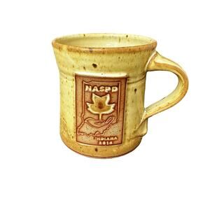 Ball State University NASPD Indiana 2016 Ceramic Mug Stoneware Rustic 4"